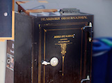 This antique safe once housed the files of the late astronomer J. Allen Hynek, a consultant to "Project Bluebook," the U.S. Air Force's mid-20th-century study on UFOs. Hynek, who coined the term "close encounters of the third kind," played a cameo role in the 1977 film of the same name. Today, the safe houses the keys to the observatory for the student astronomers who host public viewing sessions on Friday nights. 